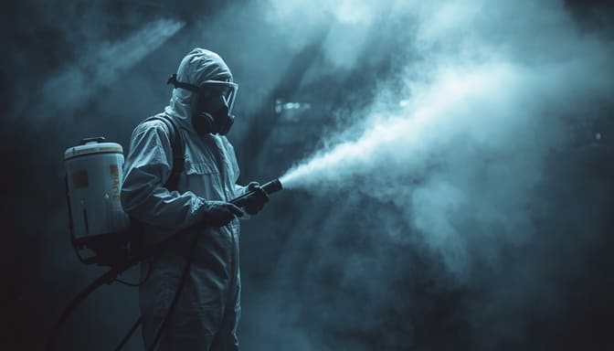 Генератор горячего тумана для дезинфекции