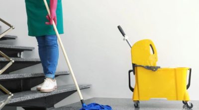 тележка уборочная с отжимным прессом
