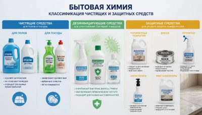 бытовая химия классификация