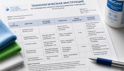 основная часть технологической инструкции